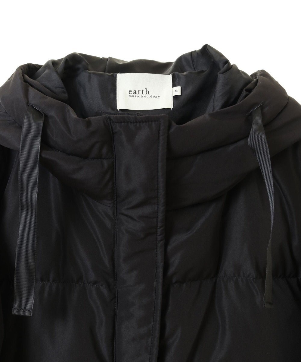 earth music&ecology フーディーパファーブルゾン 