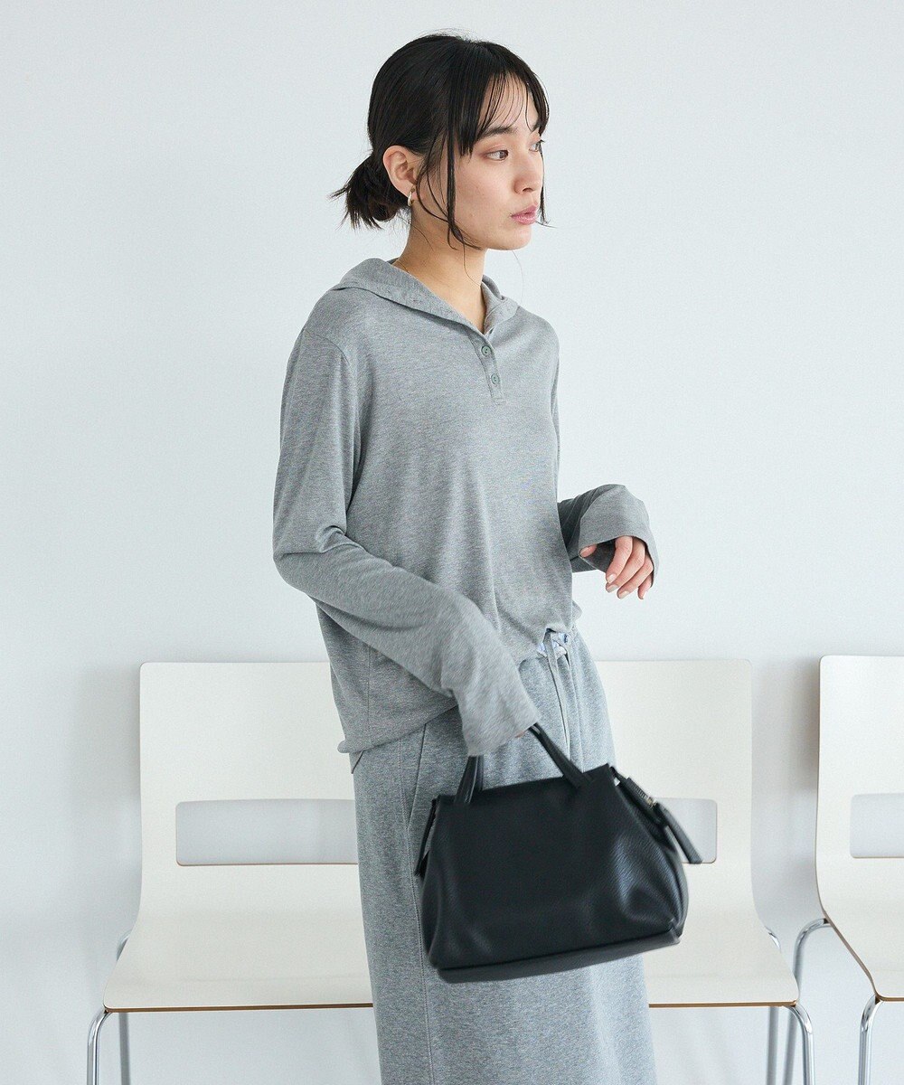 CRAFT STANDARD BOUTIQUE ハイネックハーフボタンプルオーバー 