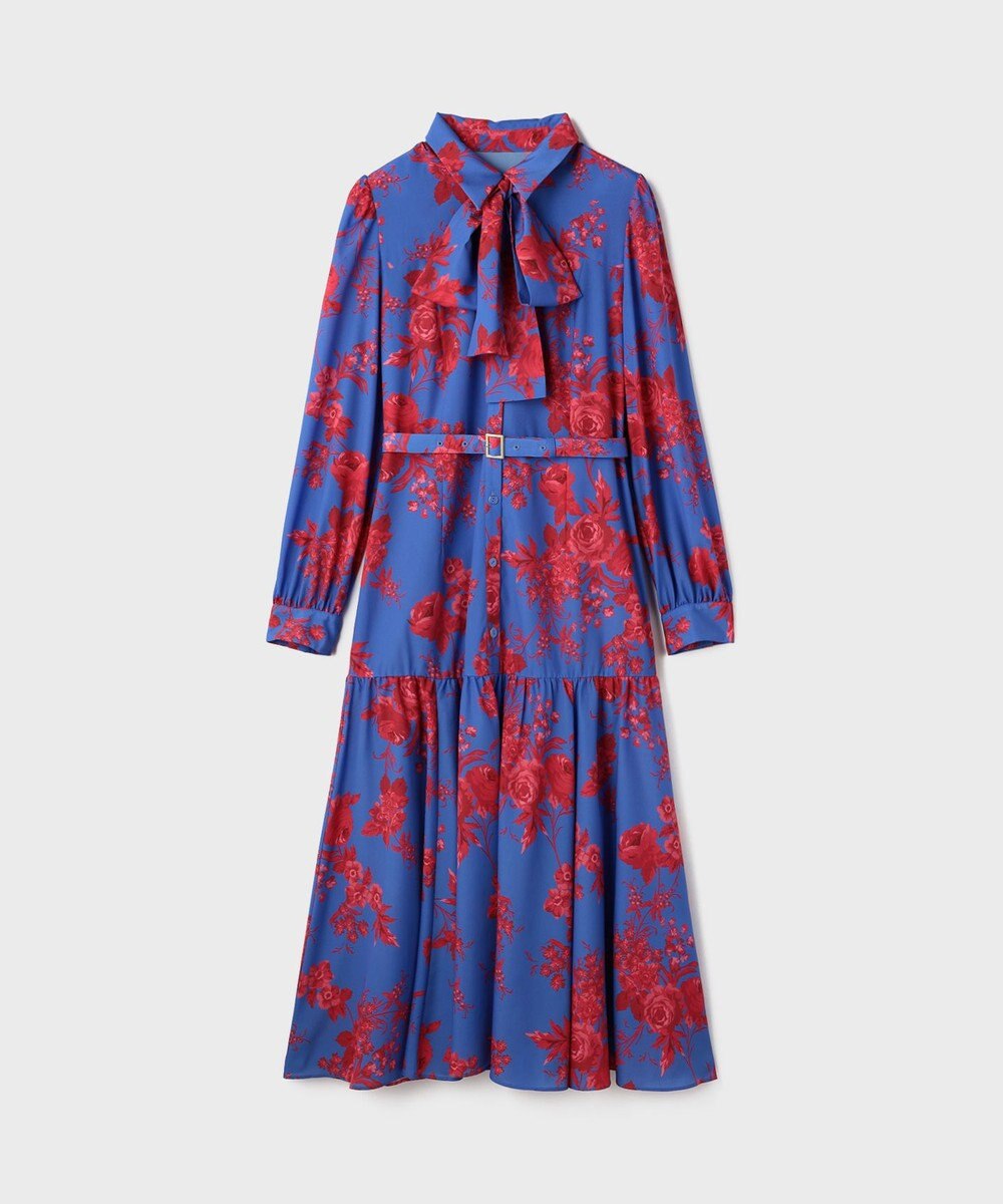 GRACE CONTINENTAL ブーケフラワープリントワンピース 