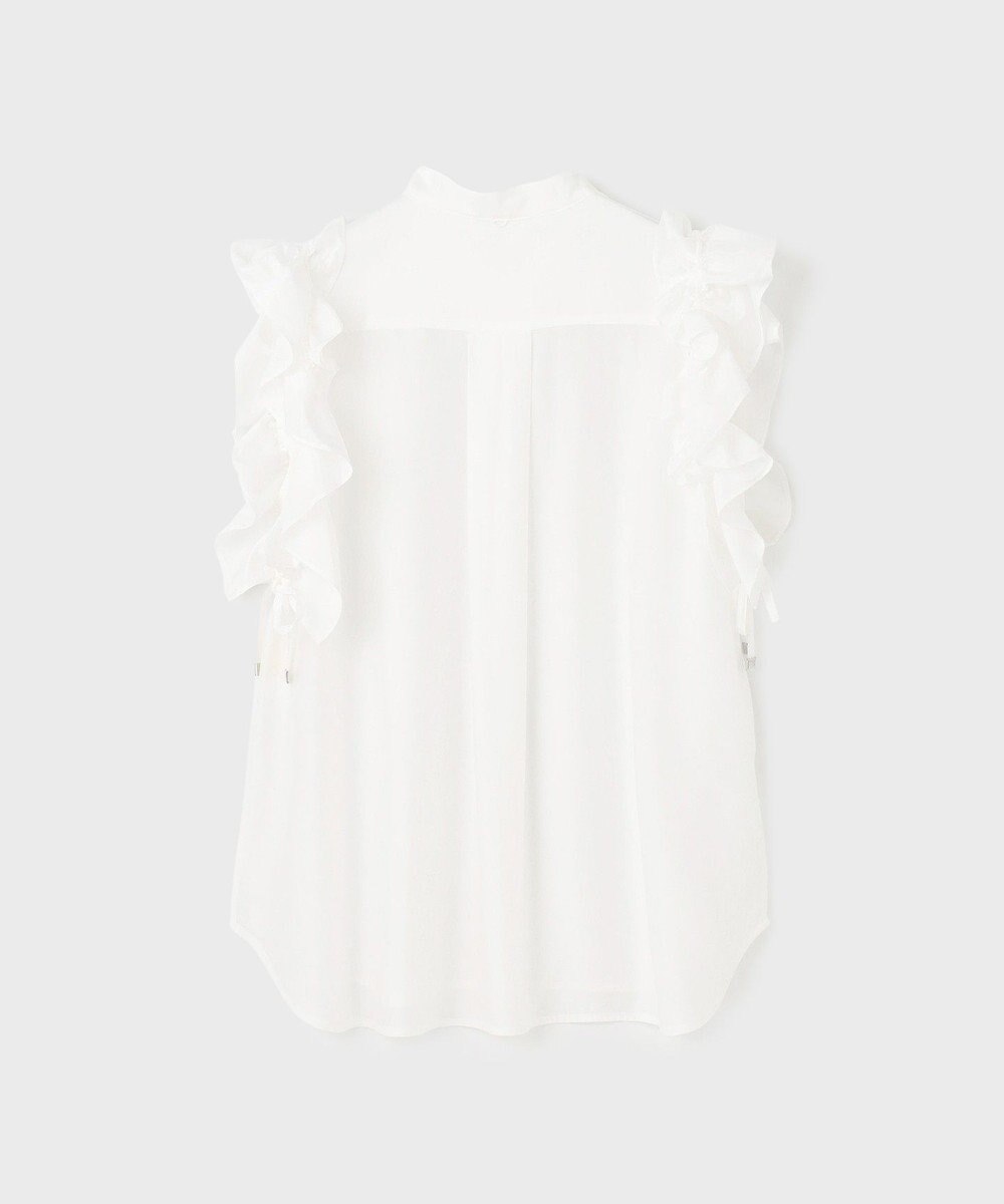 GRACE CONTINENTAL マルチフリルノースリーブブラウス 