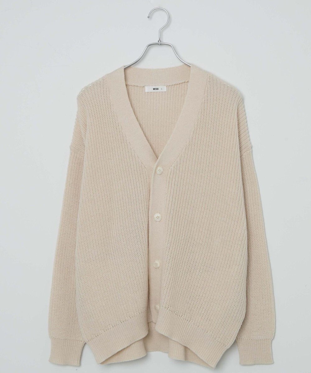 WEGO オーバーフィットカーディガン 