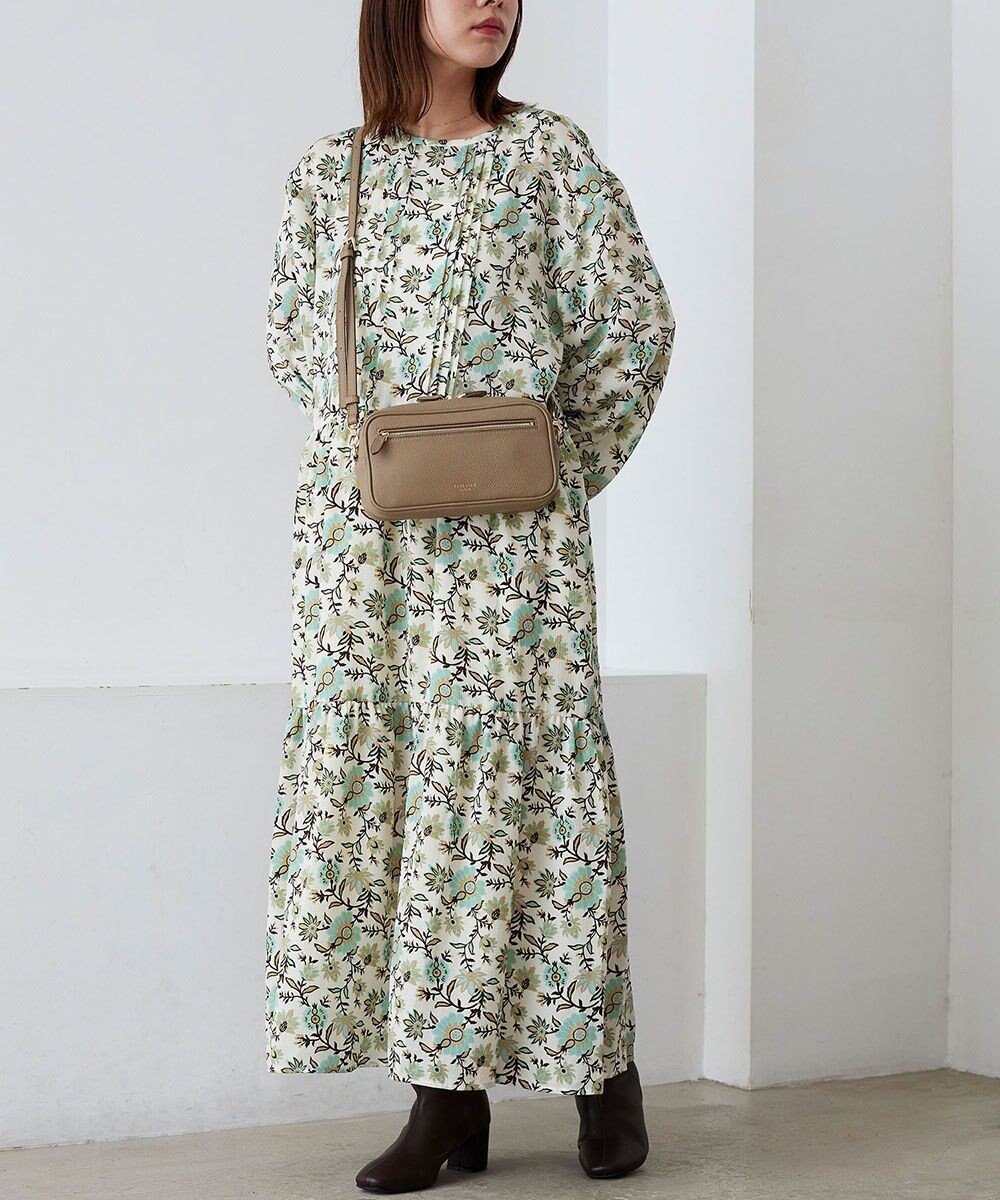 TOPKAPI 【TREASURE TOPKAPI】シュリンクレザー スクエア 2way ショルダー バッグ 