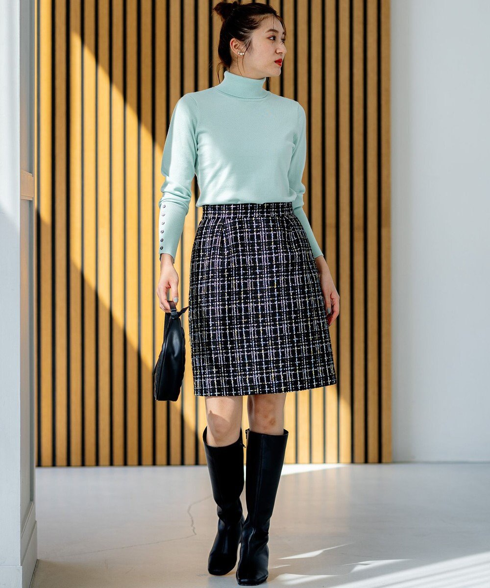 組曲 S ルーズフィットタートル ニット 