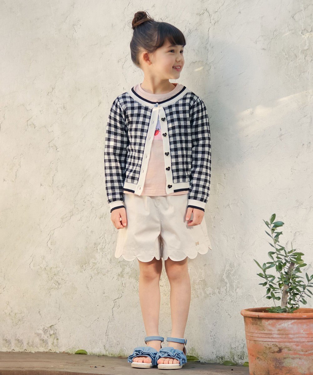 ANY KIDS 裾 スカラップ パンツ 