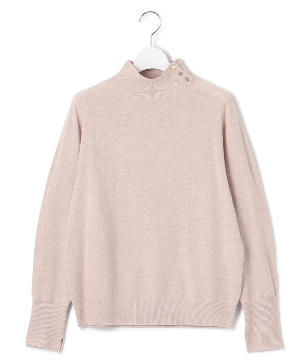 23区 セミウーステッド ハイネック ニット 