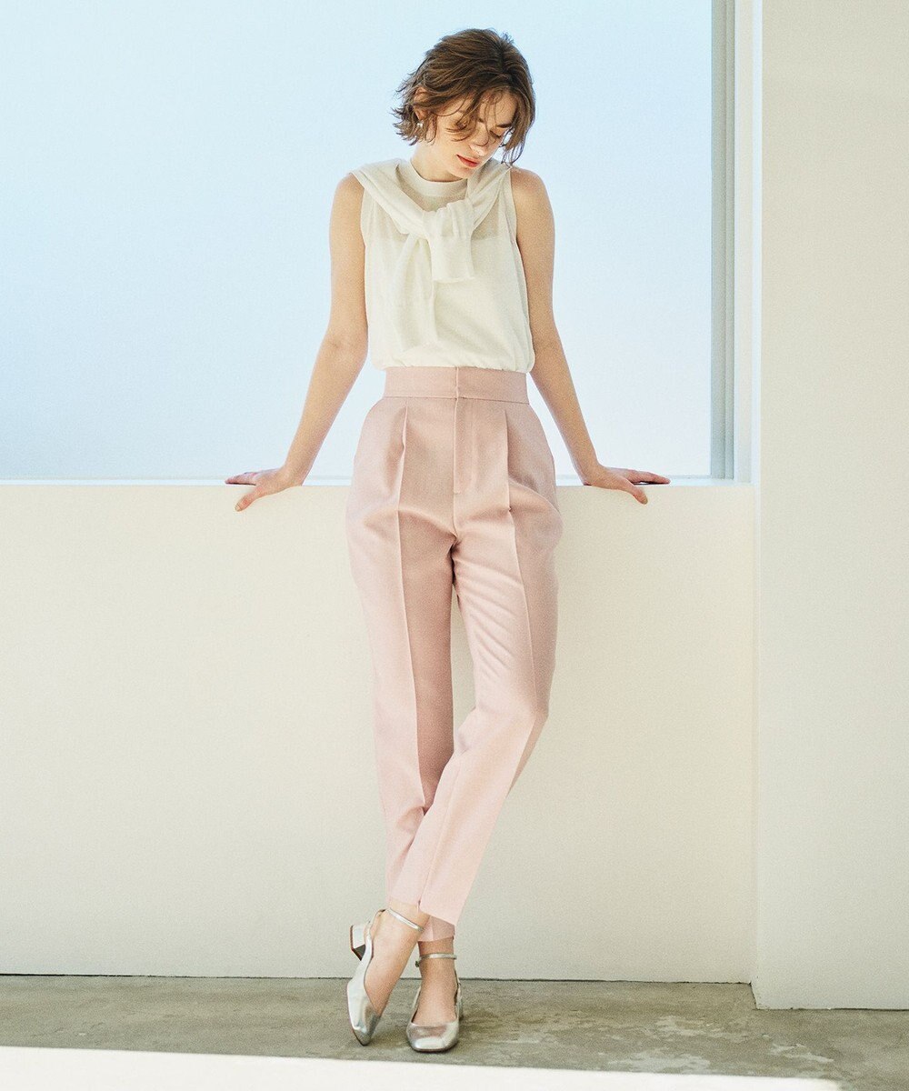 uncrave 【UVカット・接触冷感・洗濯機洗い可】ウォッシャブルドライサップ テーパードパンツ 