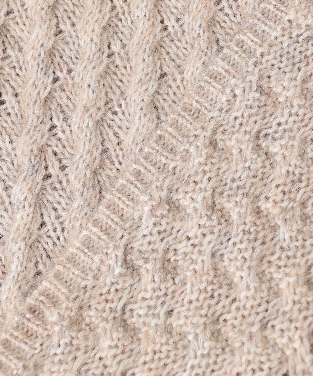 JOSEPH ファジーケーブル　ハイネックニット 