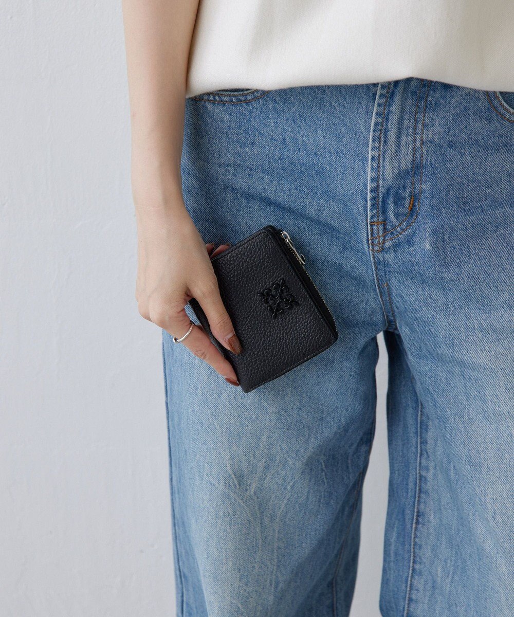 russet ＜お財布人気NO.1＞モノグラムプレートハーフウォレット(SO-376) 