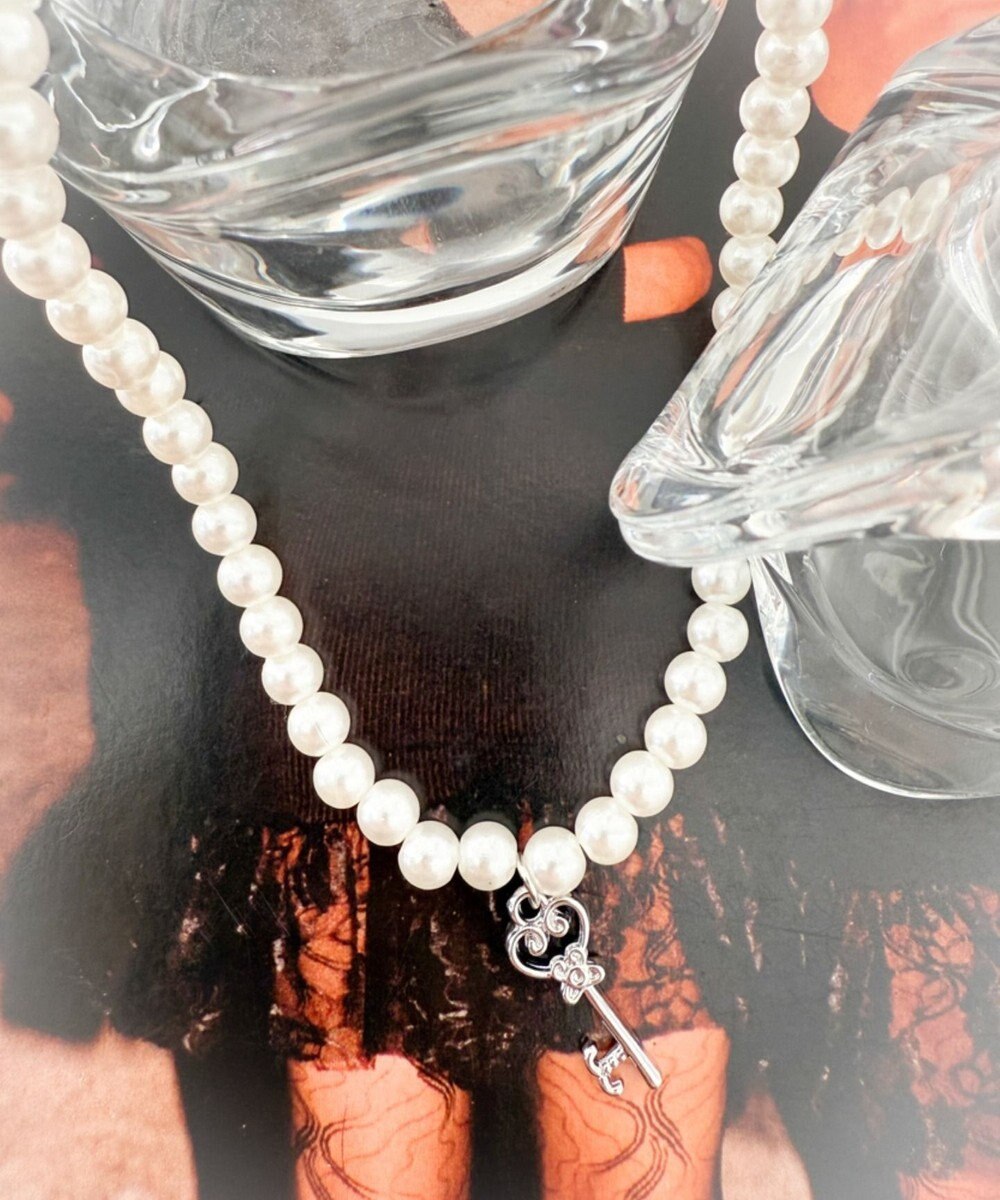 WEGO Lモチーフトップパールネックレス 