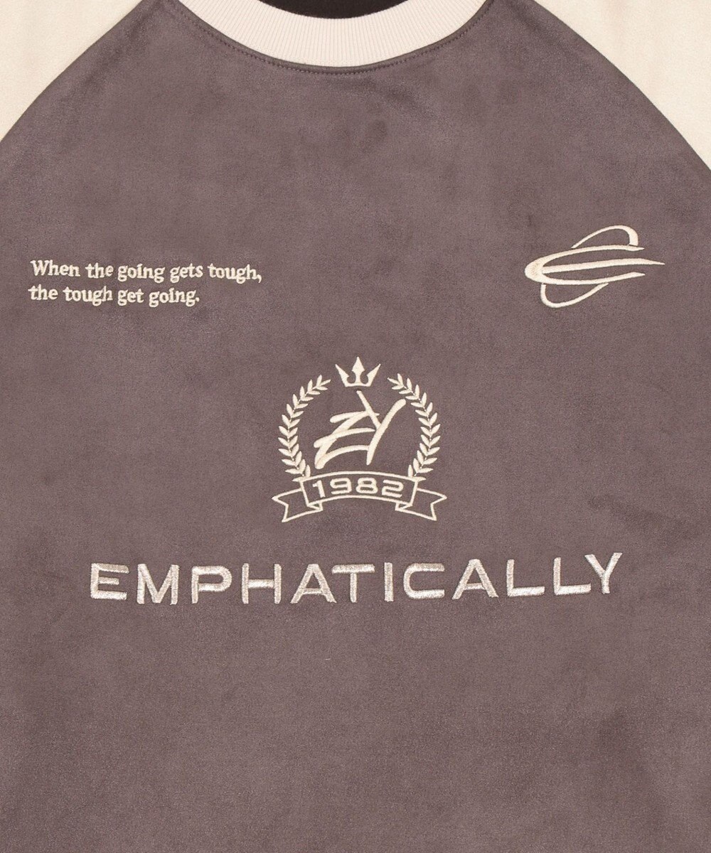 WEGO 【ユニセックス着用ITEM】フェイクスウェードゲームプルオーバー 