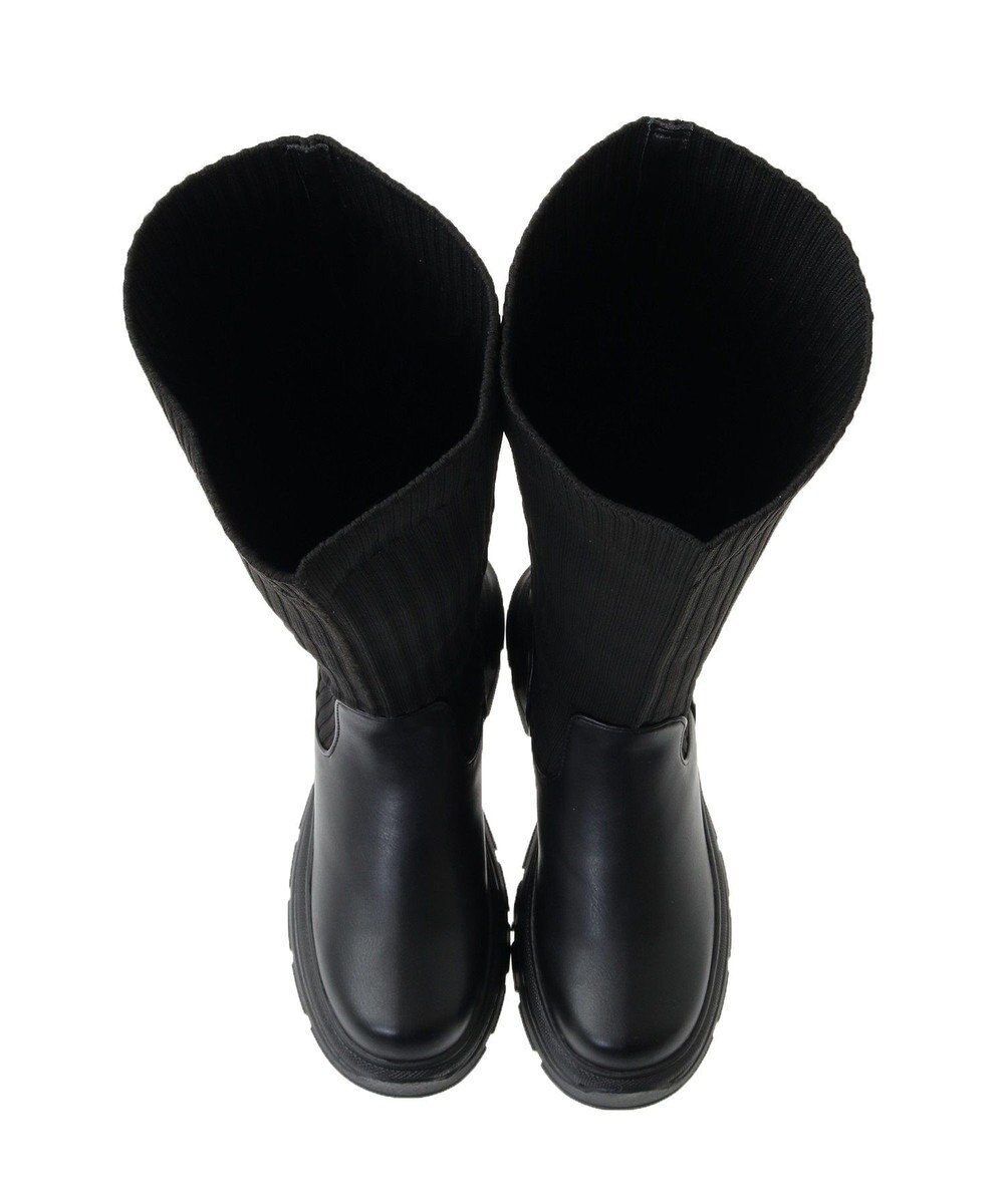 Green Parks ・ｍｉｎｉａ　ニットコンビロングブーツ 