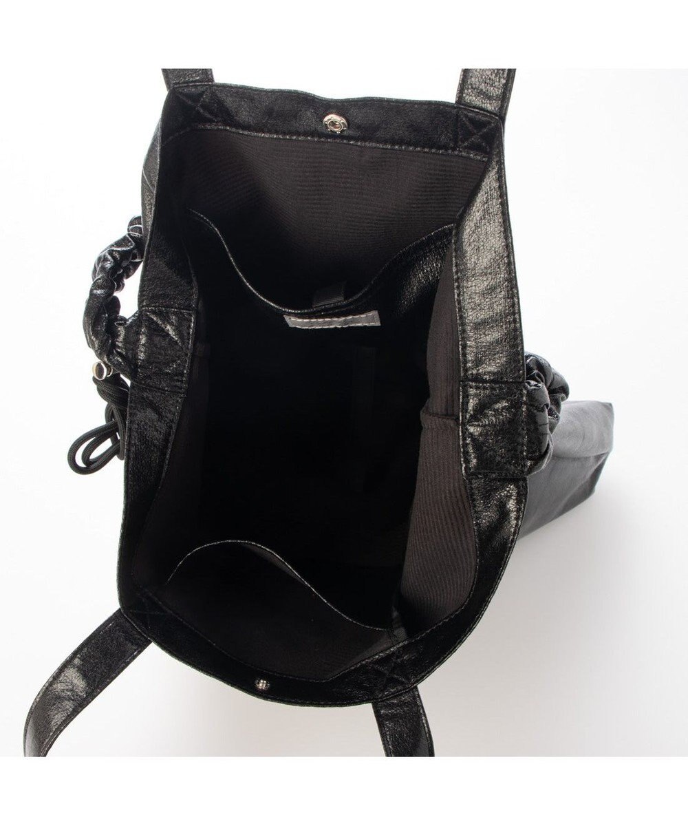 UNBILLION カシュカシュ cachecache / メタリックシャーリングポケッタブルトート 