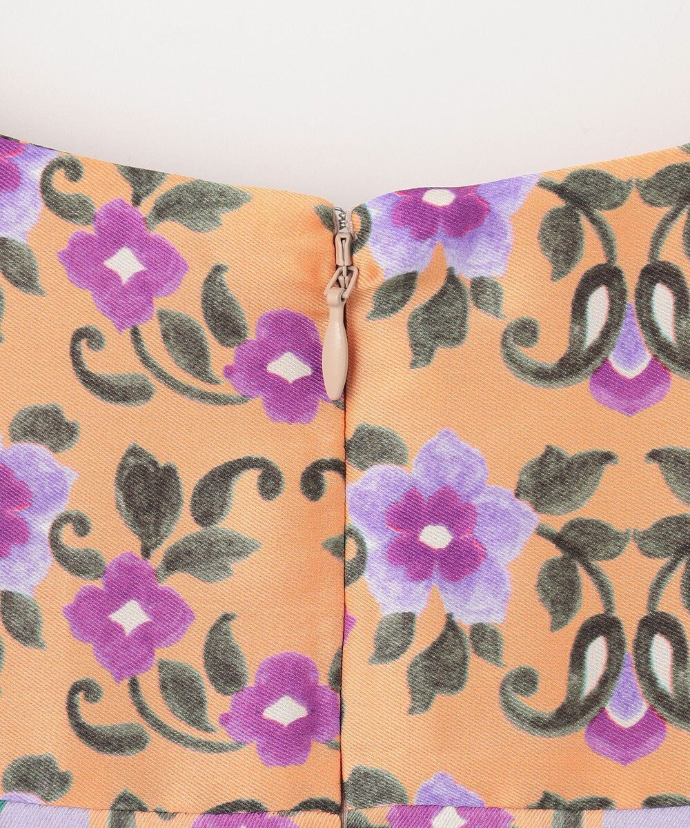 GRACE CONTINENTAL パネルプリントティアードワンピース 