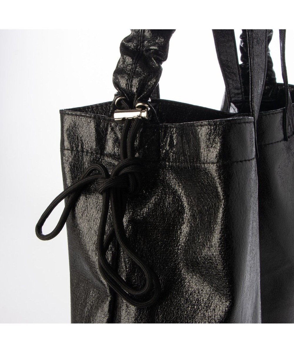 UNBILLION カシュカシュ cachecache / メタリックシャーリングポケッタブルトート 