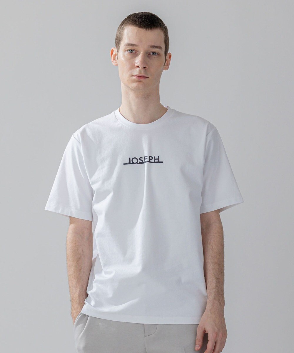 JOSEPH HOMME 【WEB・一部店舗限定】 ライトダブルジャージーロゴプリント　半袖Tシャツ 