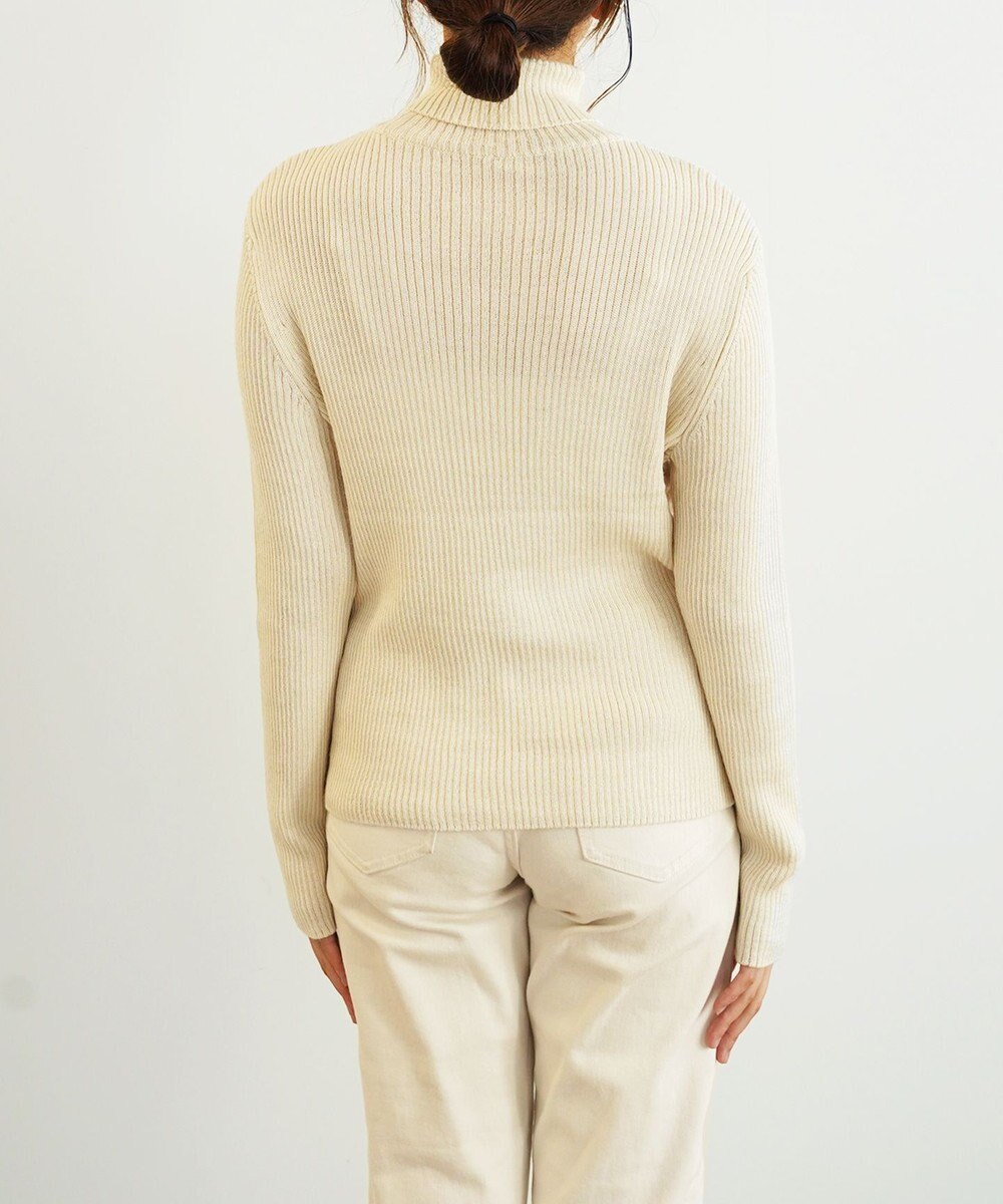 TOQUE 〈大草直子さんアドバイザー〉ベビーアルパカ×シルク ハイネックニット 