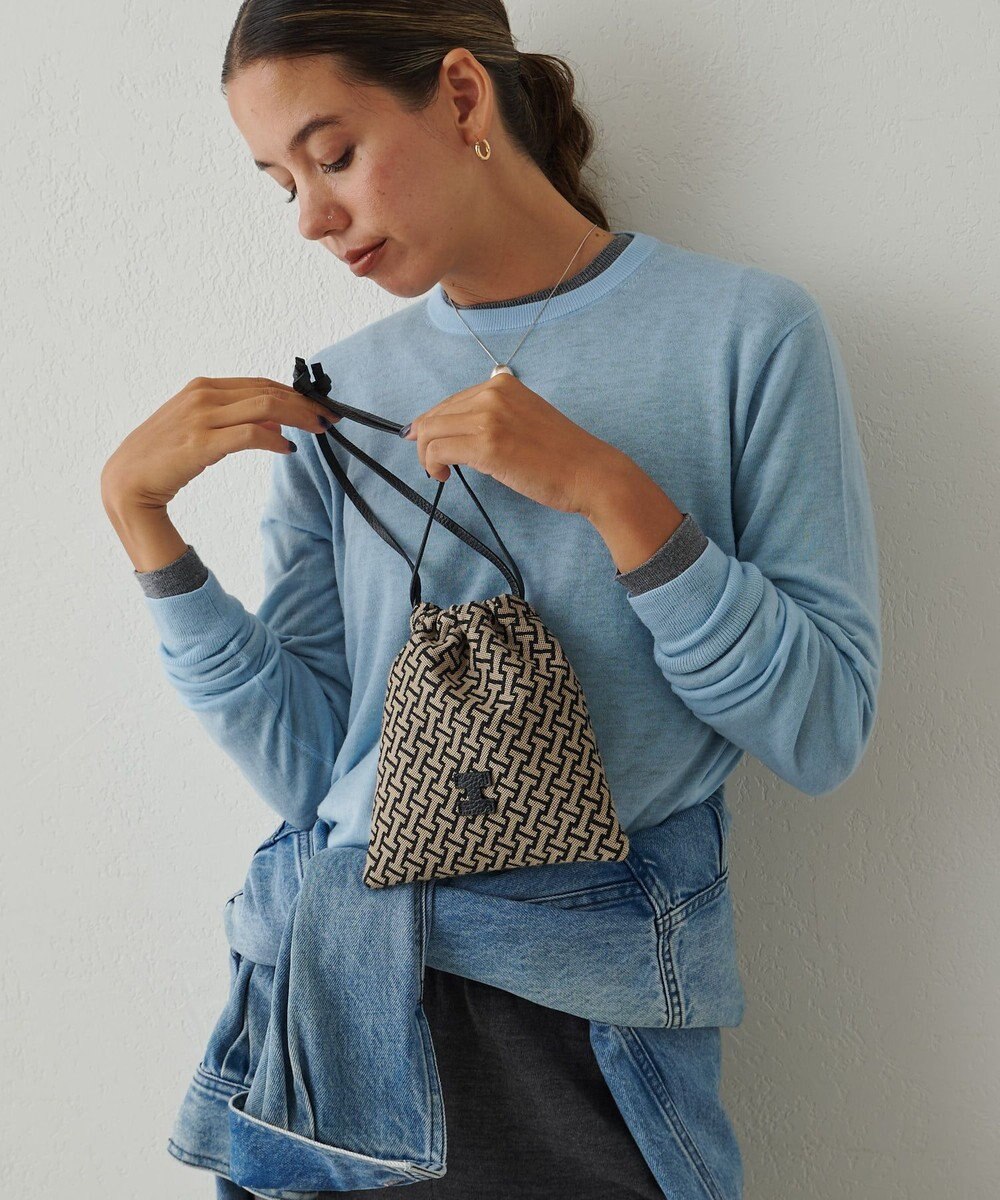 IACUCCI モノグランマ ポーチ JACQUARD/CERVO 