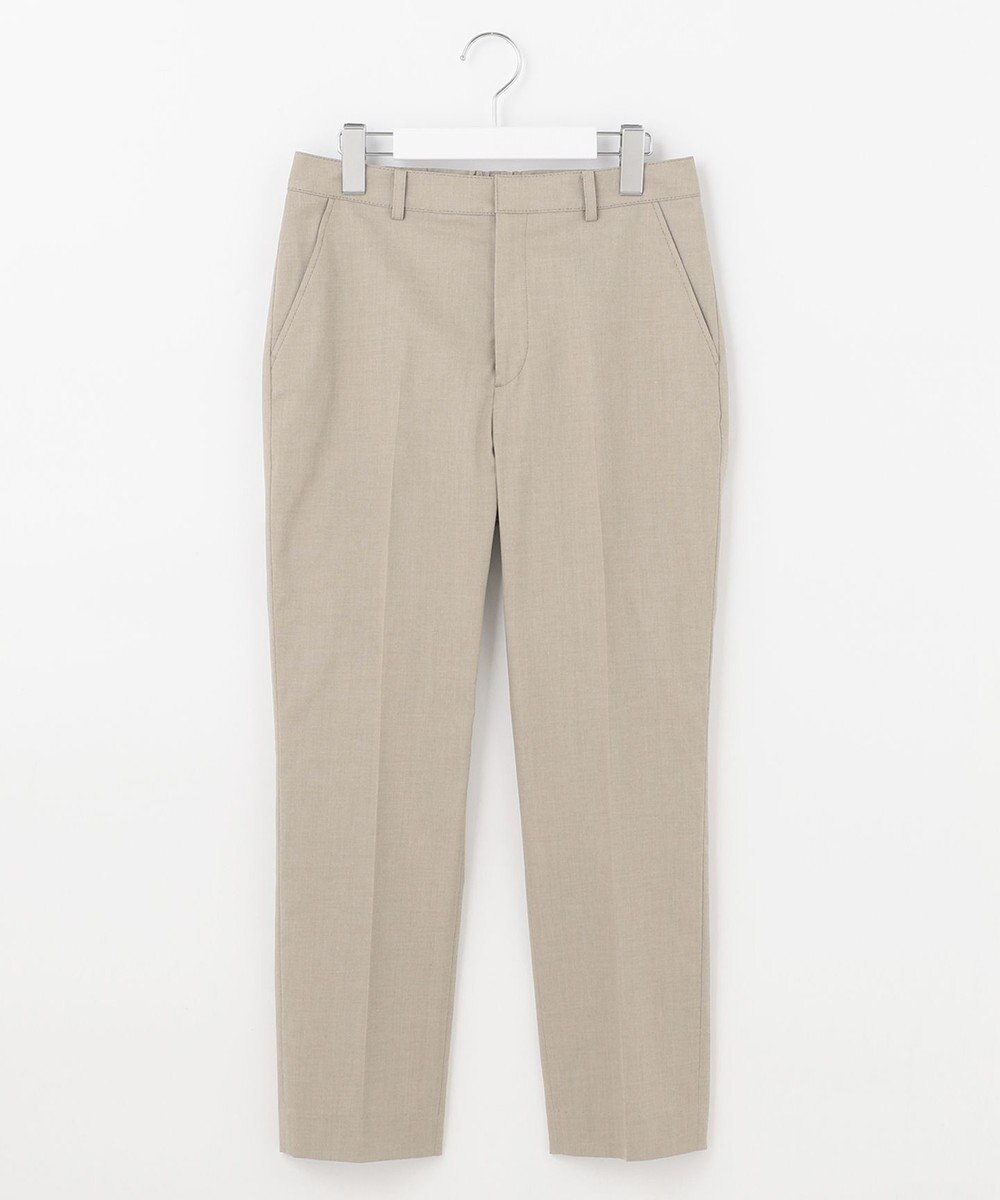 J.PRESS LADIES 【洗える・撥水・防汚】コットンFITTYシャーク テーパード パンツ 