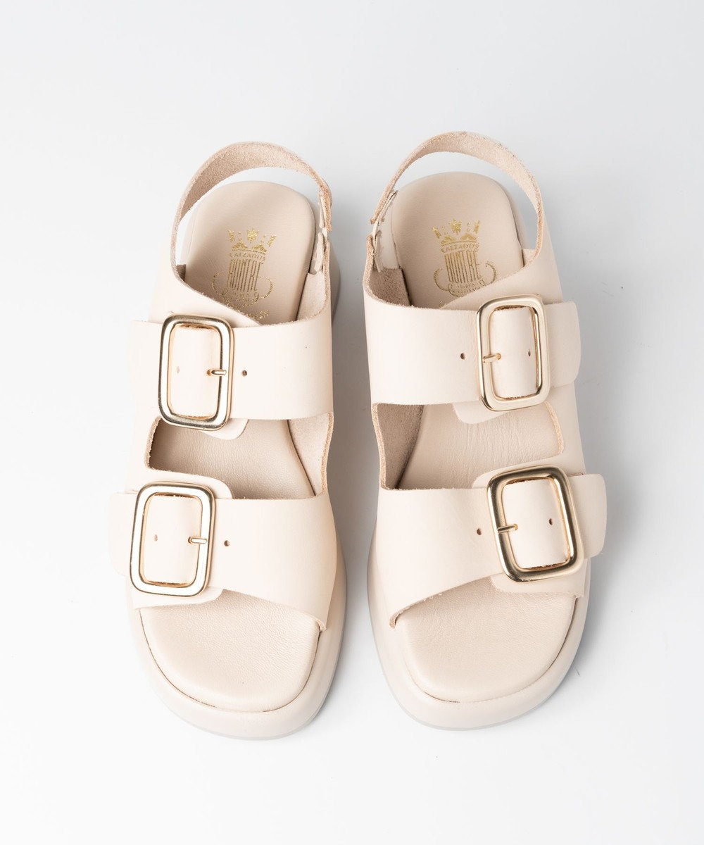 BONTRE 【BONTRE/ボントレ】厚底ダブルベルトサンダル/40353-US 