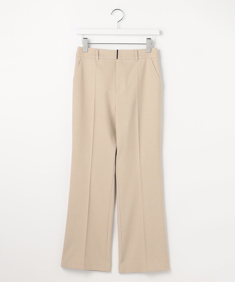 ANY SIS L 褒めらレディストレッチ セミフレア テーパードパンツ 