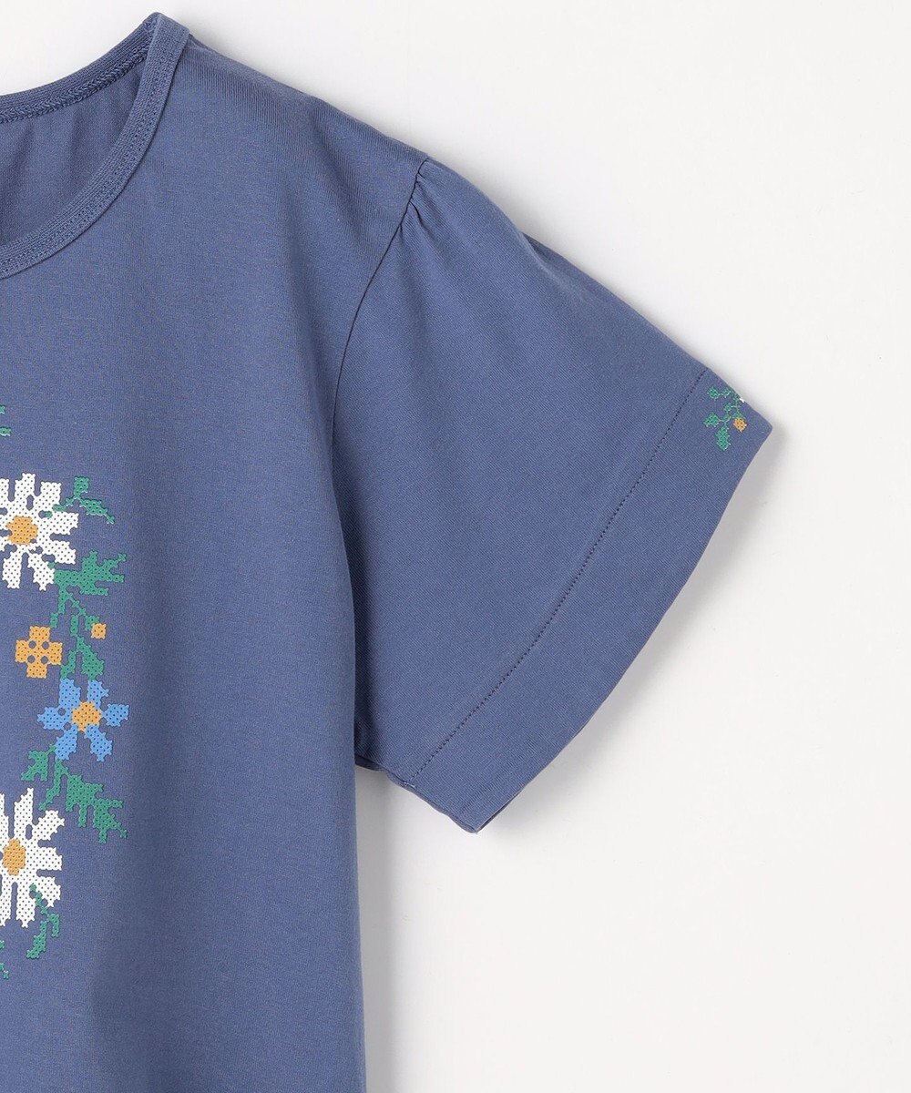 組曲 KIDS 【150-160㎝】 フラワーリースTeeシャツ 