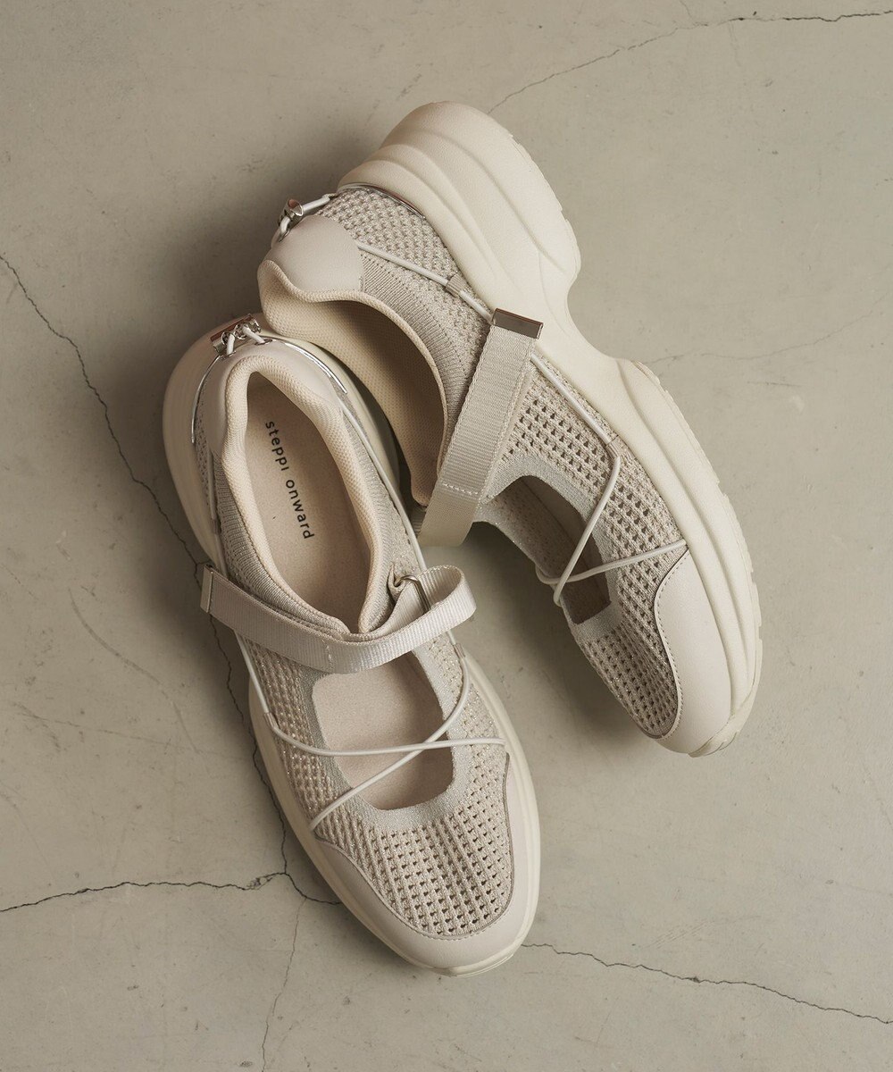 steppi ボリュームソール メリージェーン スニーカー 