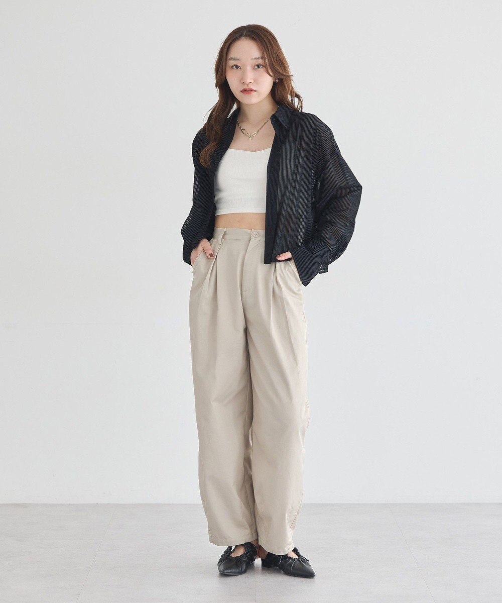 earth music&ecology シアーコールシャツ 