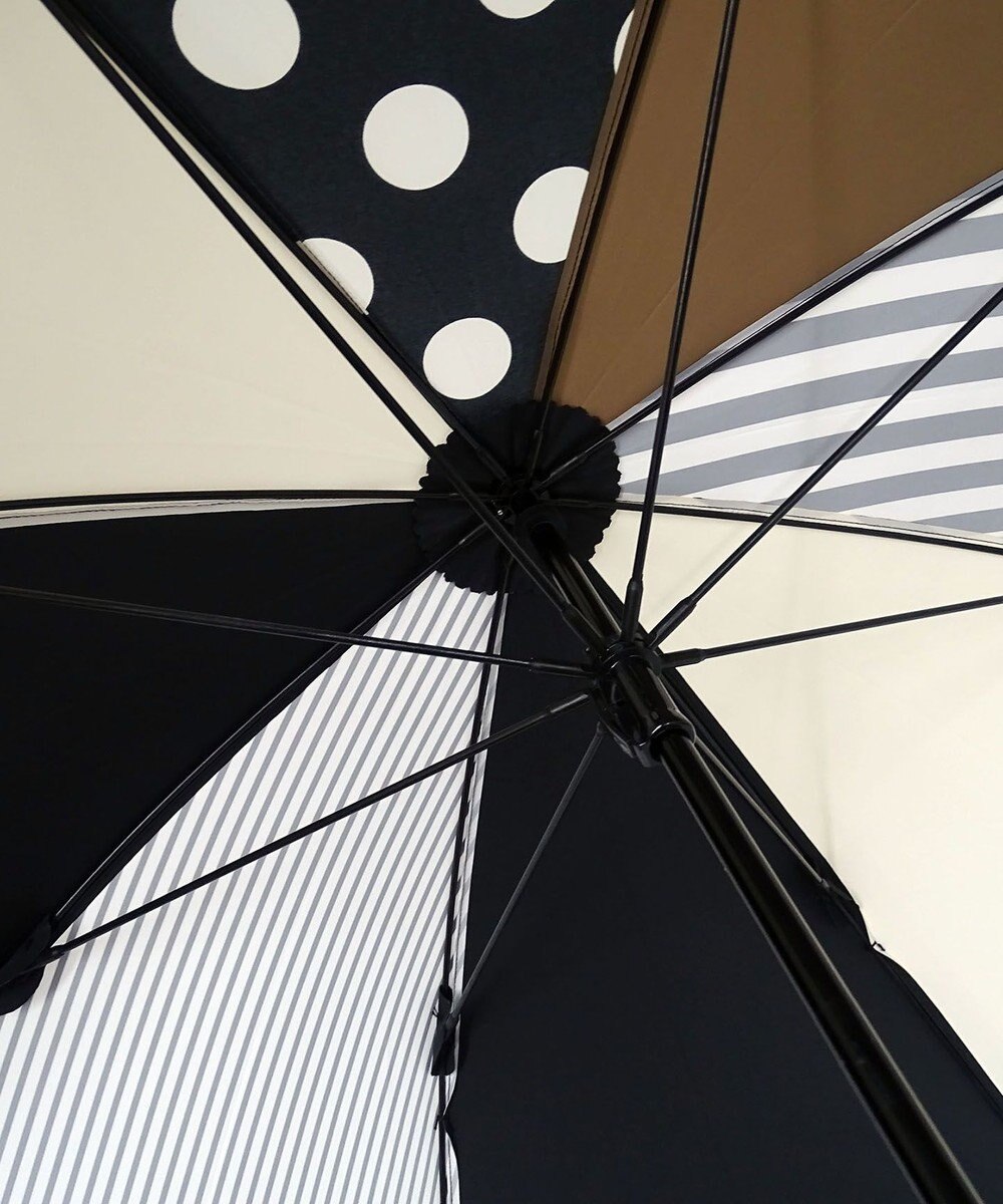 +RING レディース向け プラスリング 雨傘（長）60cm BLK T1146 