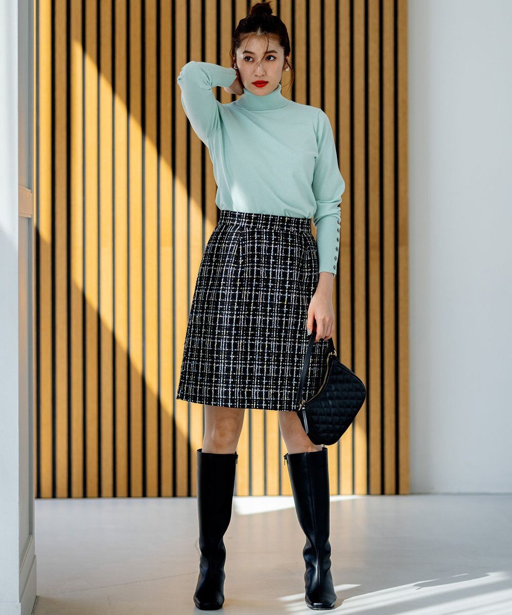 組曲 S ルーズフィットタートル ニット 