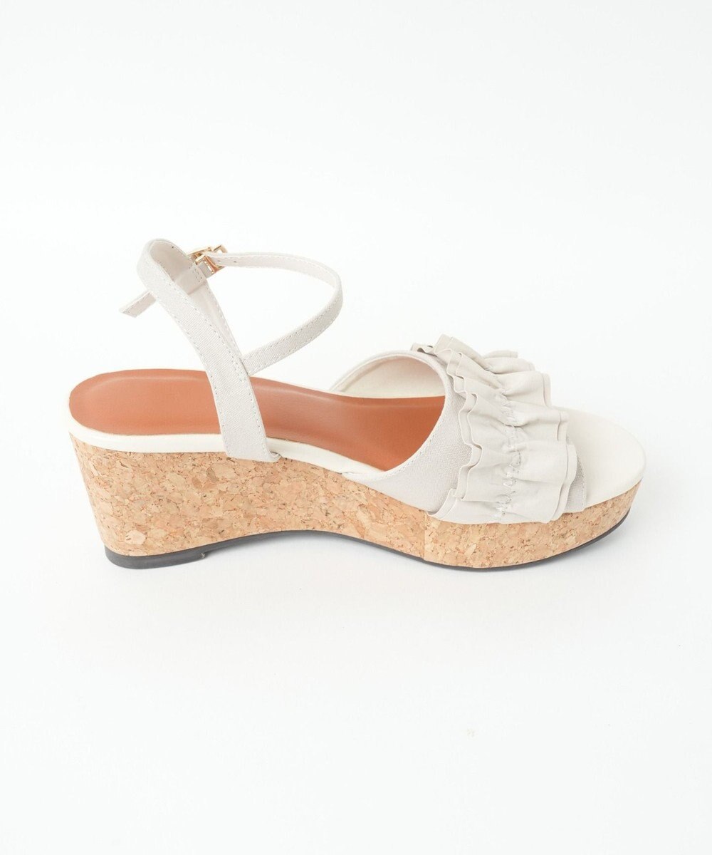 WEGO ウェッジソールフリルサンダル 