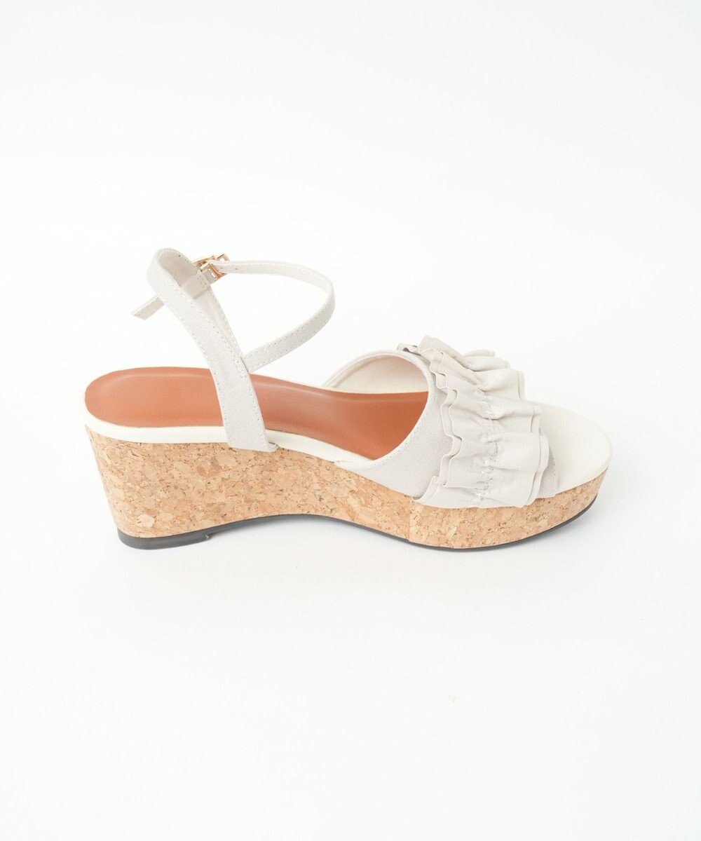 WEGO ウェッジソールフリルサンダル 