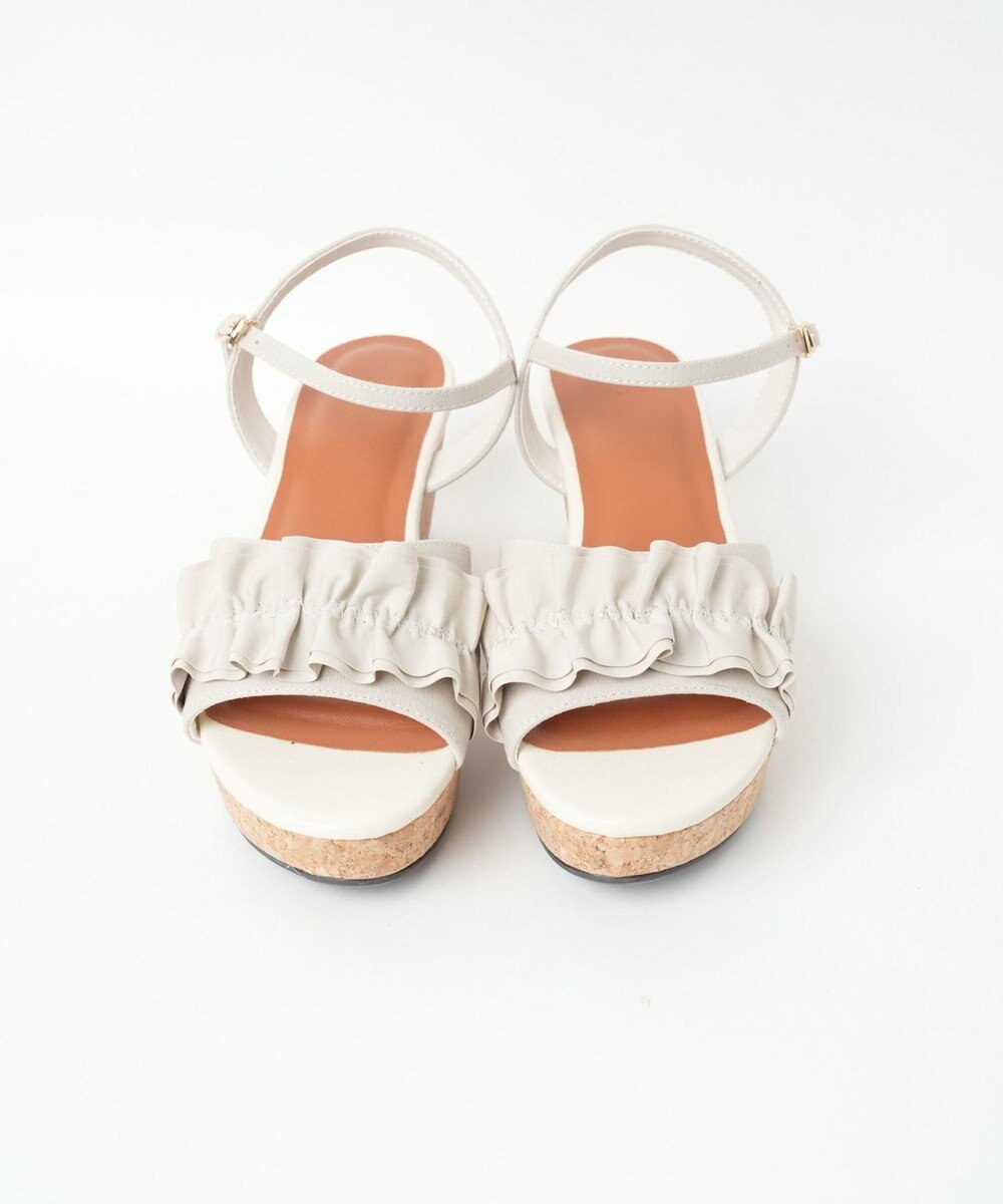 WEGO ウェッジソールフリルサンダル 