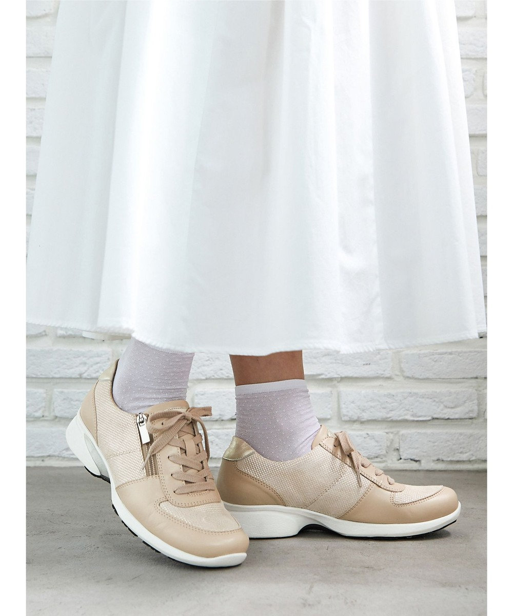 ASICS WALKING ペダラ スニーカー ジップ レディース 2E 