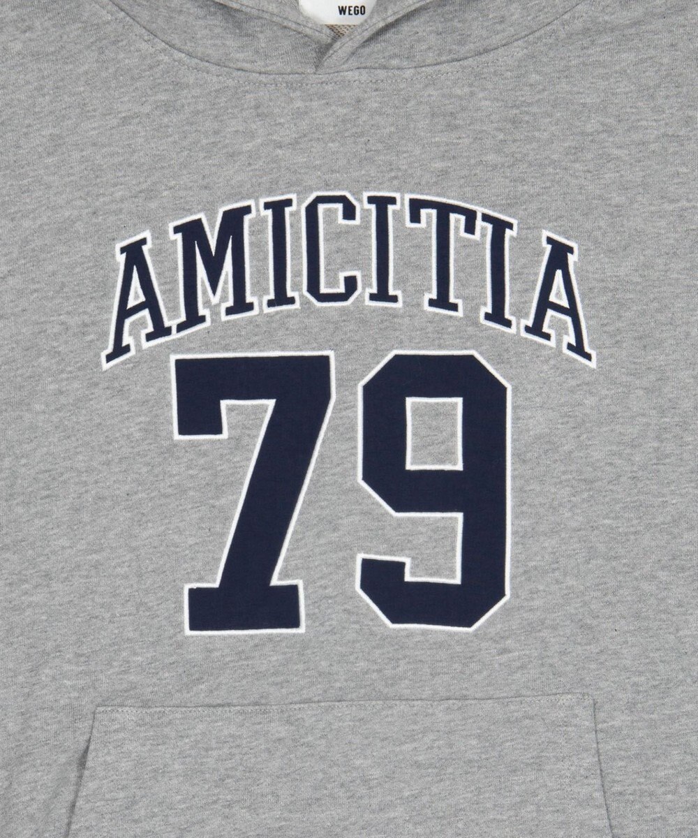 WEGO グラフィックビッグプルパーカー 