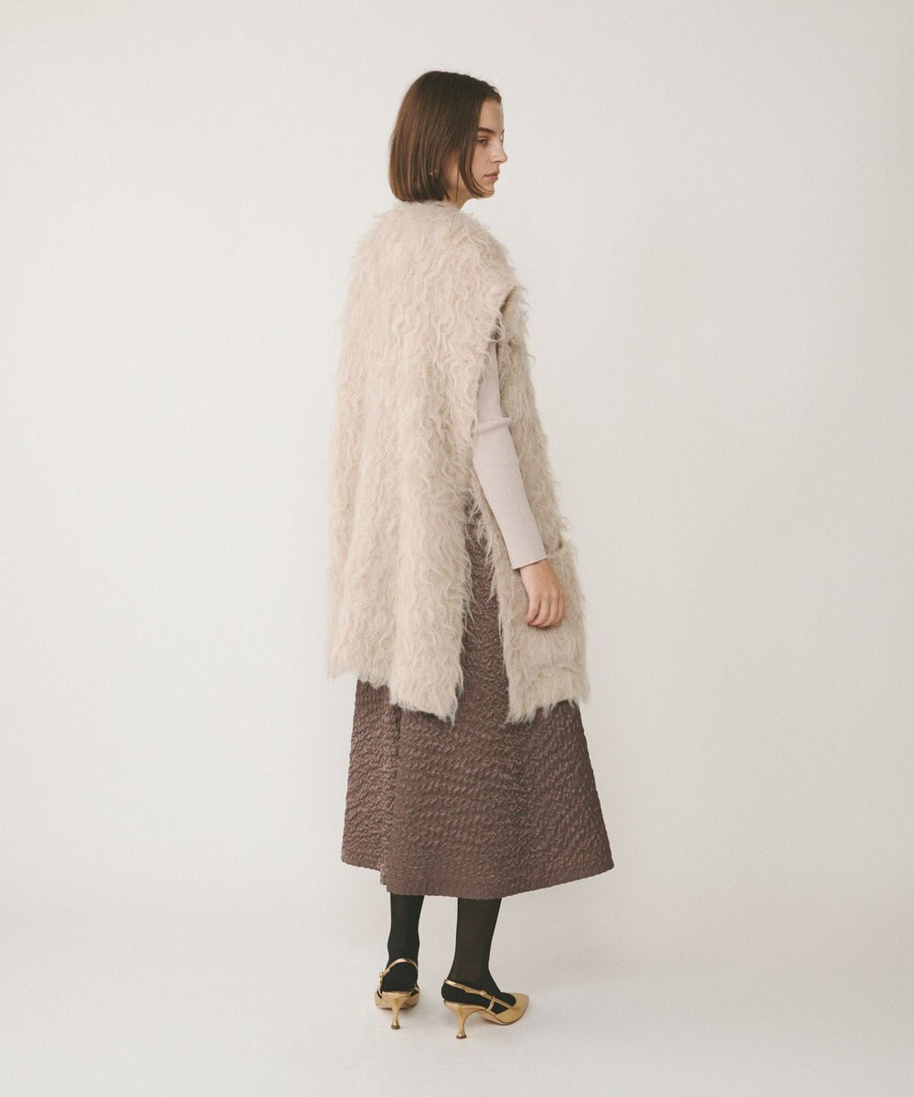 GRACE CONTINENTAL 起毛ニットベスト 