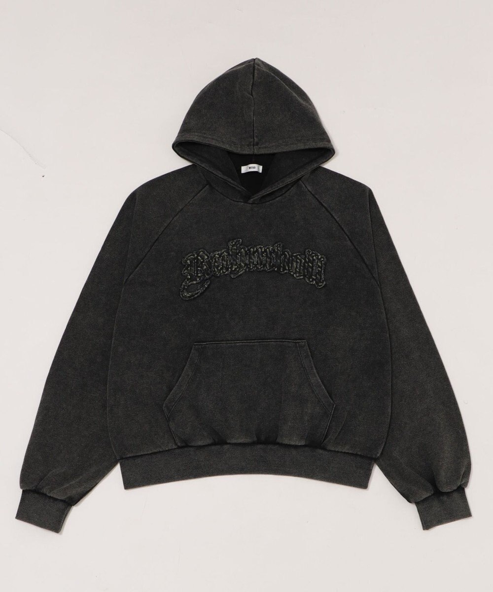 WEGO ショートグラフィックプルパーカー 