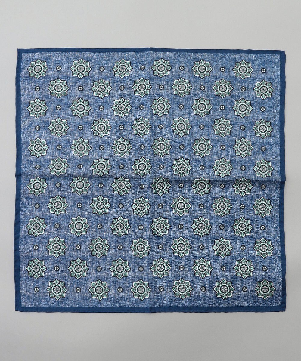 GOTAIRIKU 日本製【シルク100％】オリジナル柄チーフ 