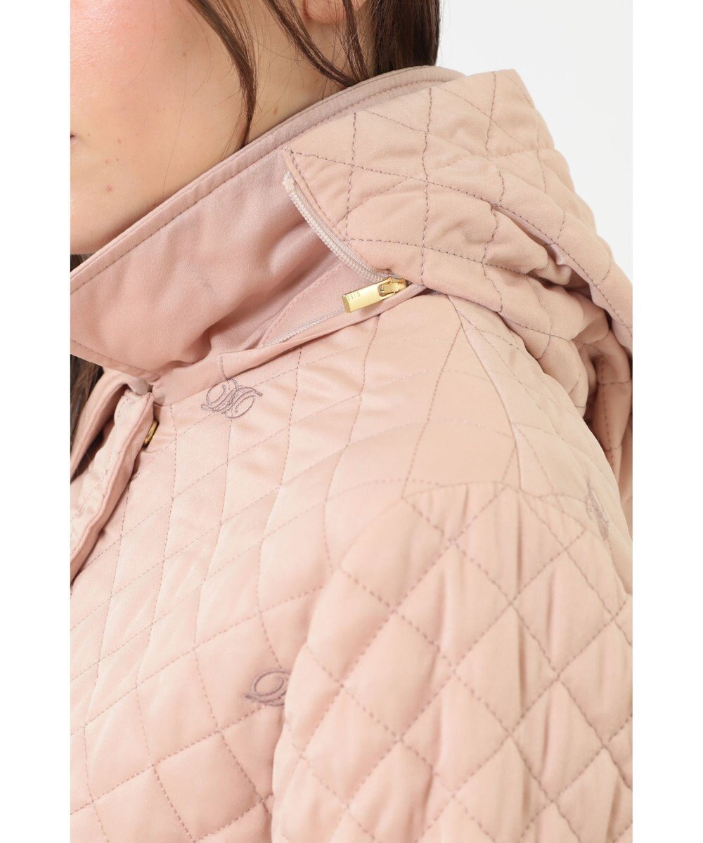 DAKS スウェードキルトコート 