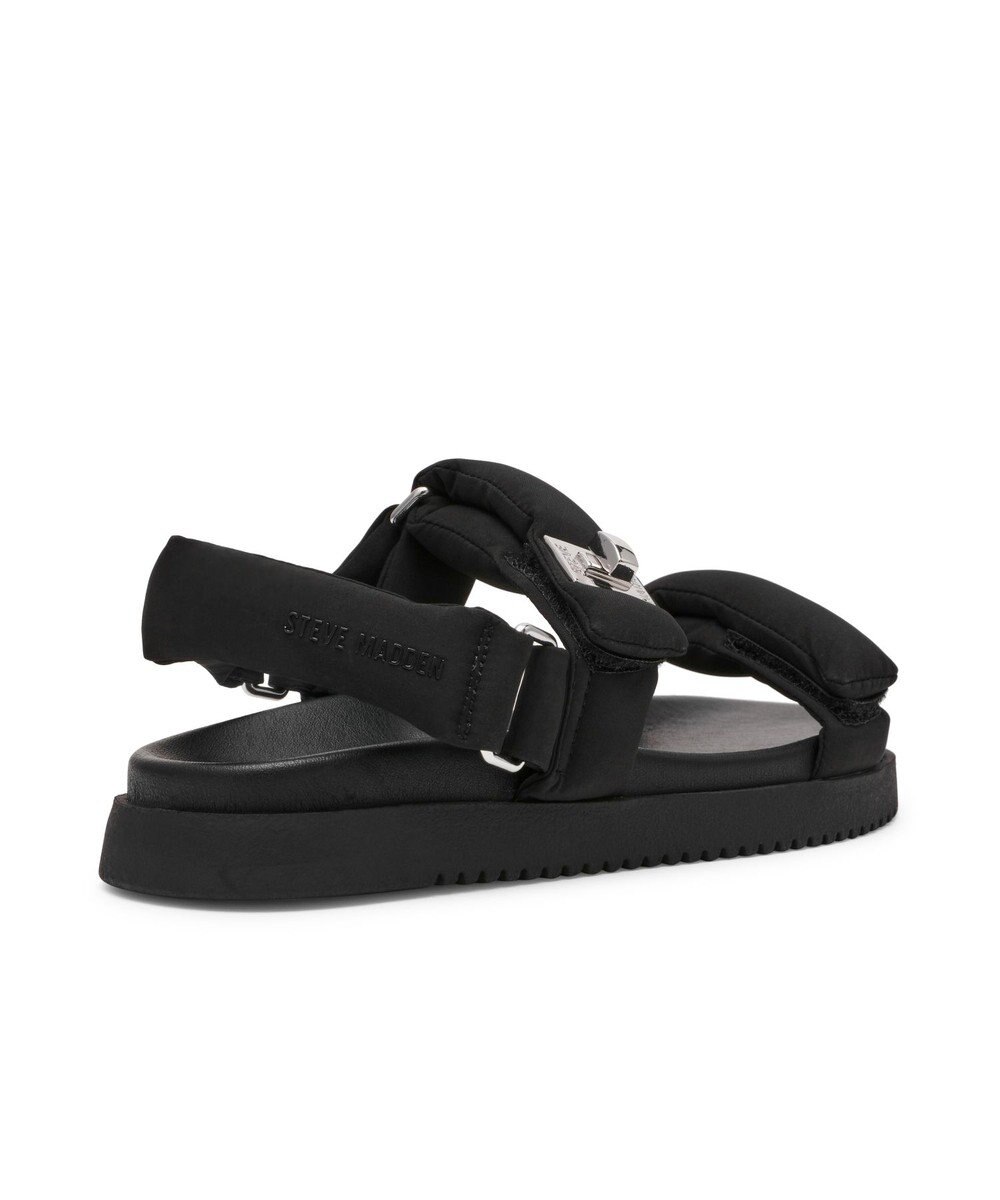 STEVE MADDEN MONAT ナイロンパデッドストラップフラットサンダル 