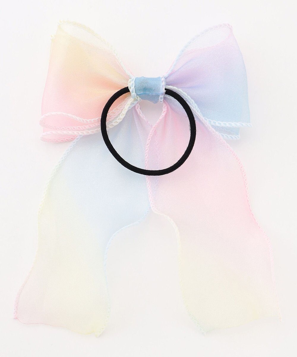 ANY KIDS オーガンジーリボンヘアポニー 