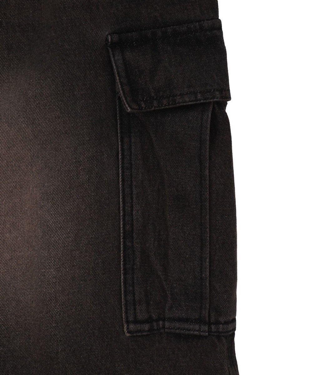 WEGO 【SMLサイズ展開】イージーバギーデニムカーゴショーツ 