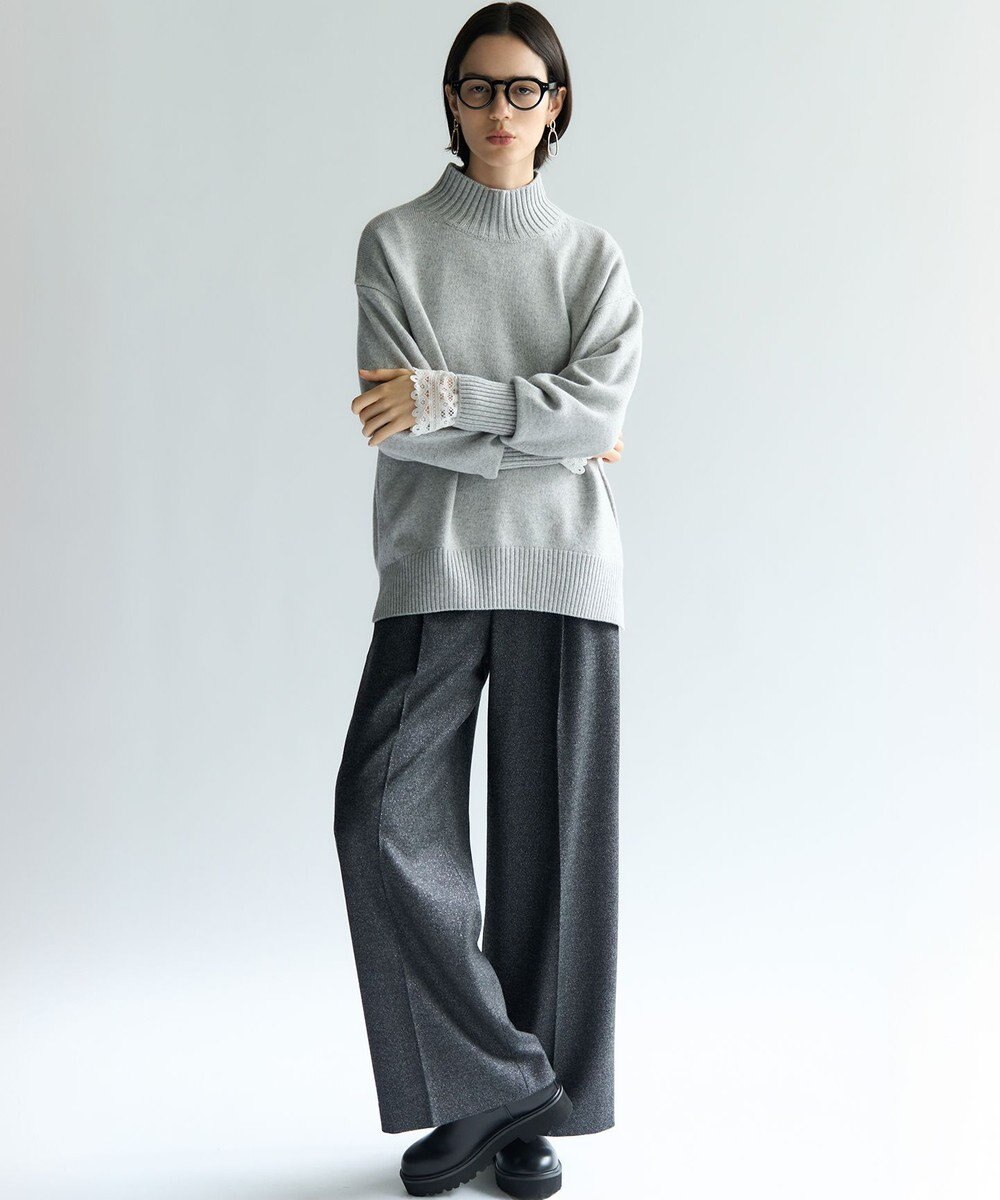 23区 S 【見上愛さんコラボカラー/Oggi掲載】カシミヤブレンド ハイネック ニット 