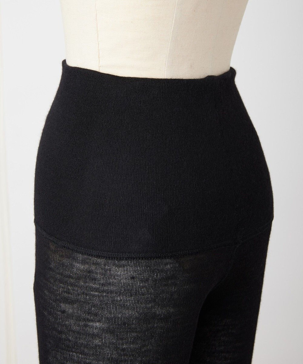 TOQUE 〈大草直子さんアドバイザー〉ロイヤルベビーアルパカ 針抜きスムス 12分丈レギンス 