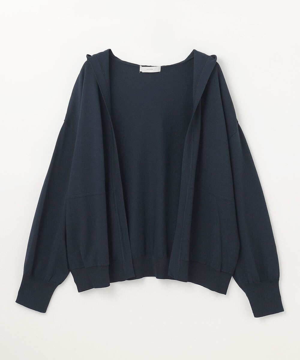 ANY ニットフーディーカーディガン 