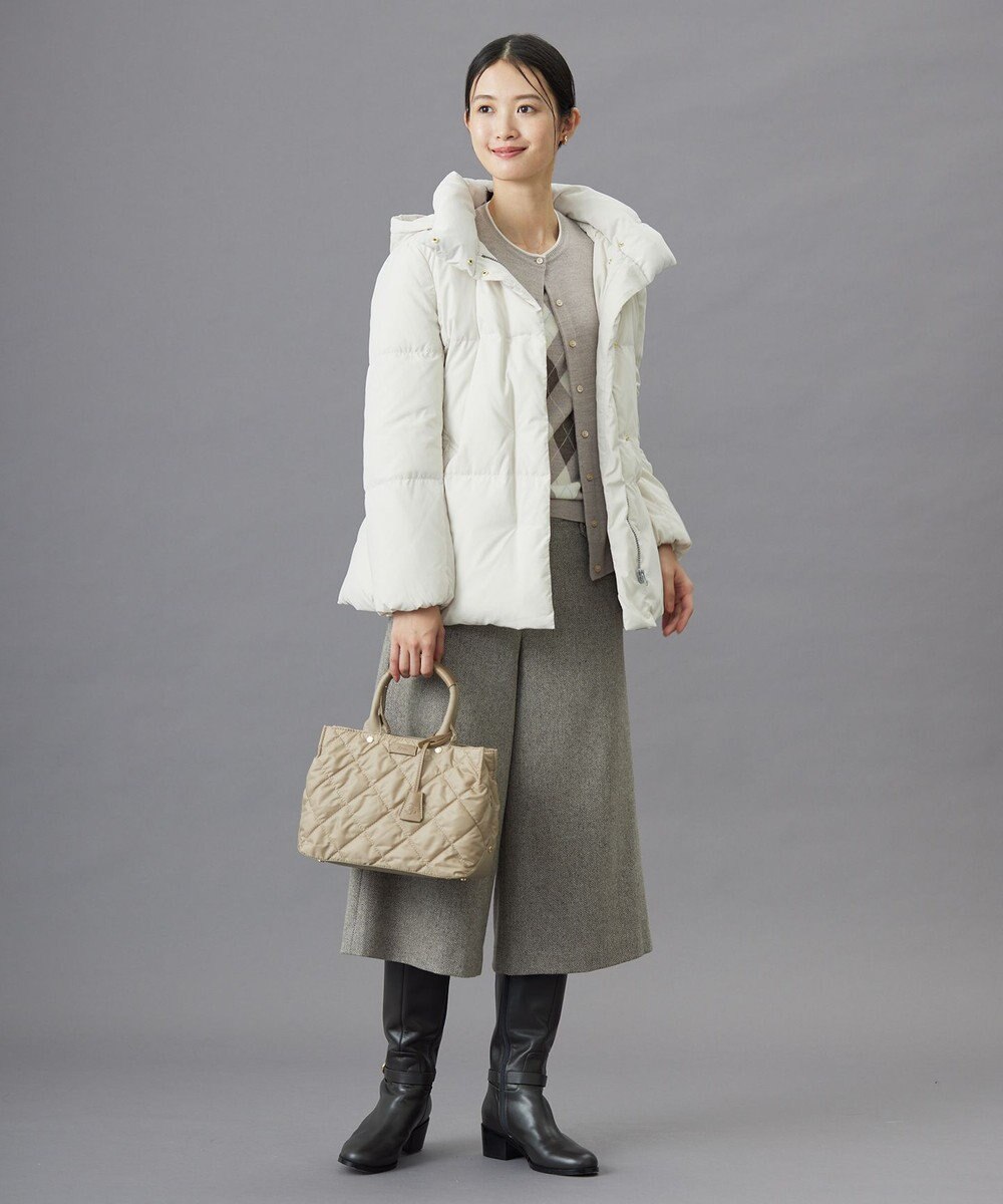 J.PRESS LADIES 【2way・撥水】ボンディングキルト トート バッグ 