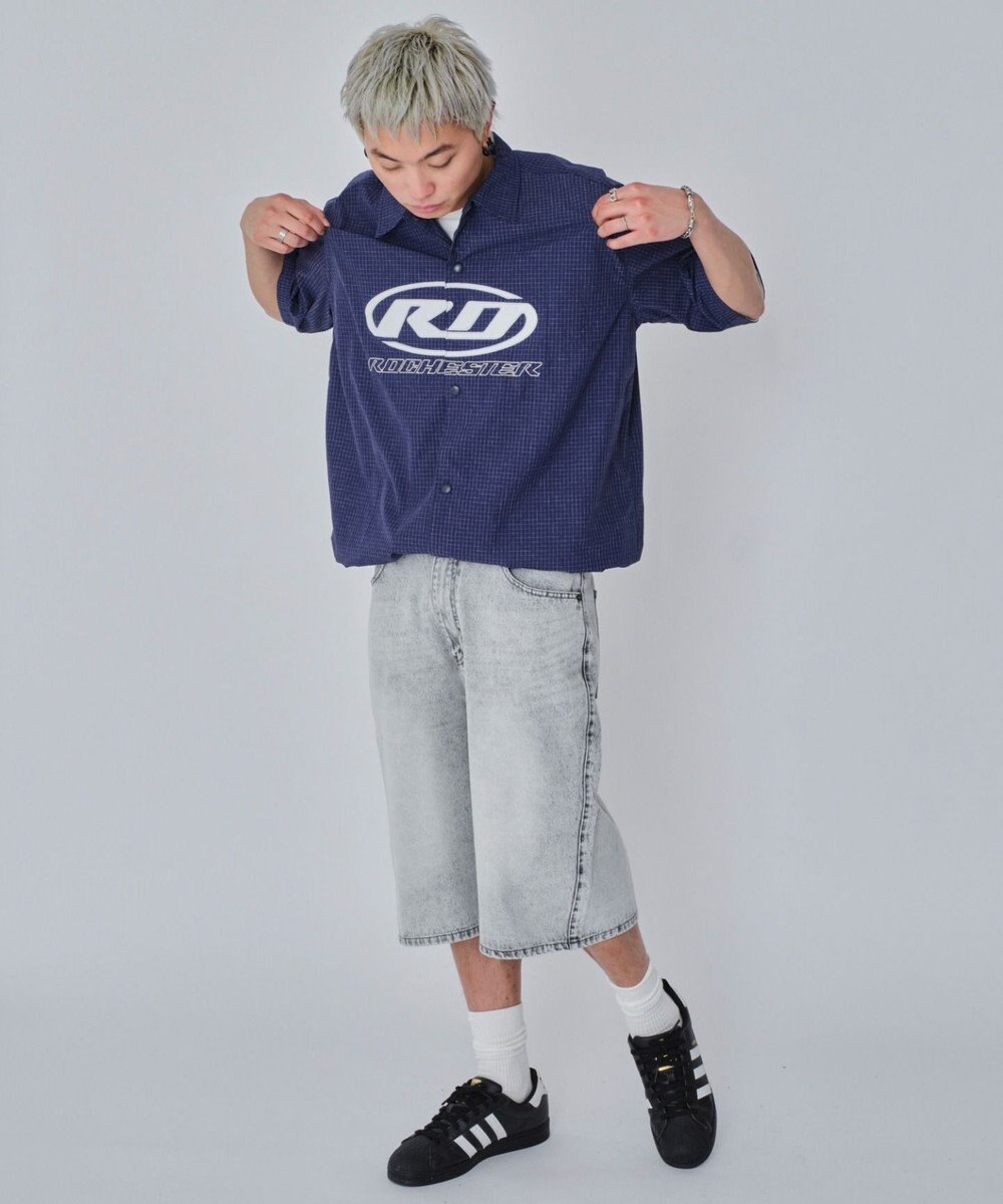 WEGO 【ユニセックス着用ITEM】リップストップグラフィックシャツ（SS） 