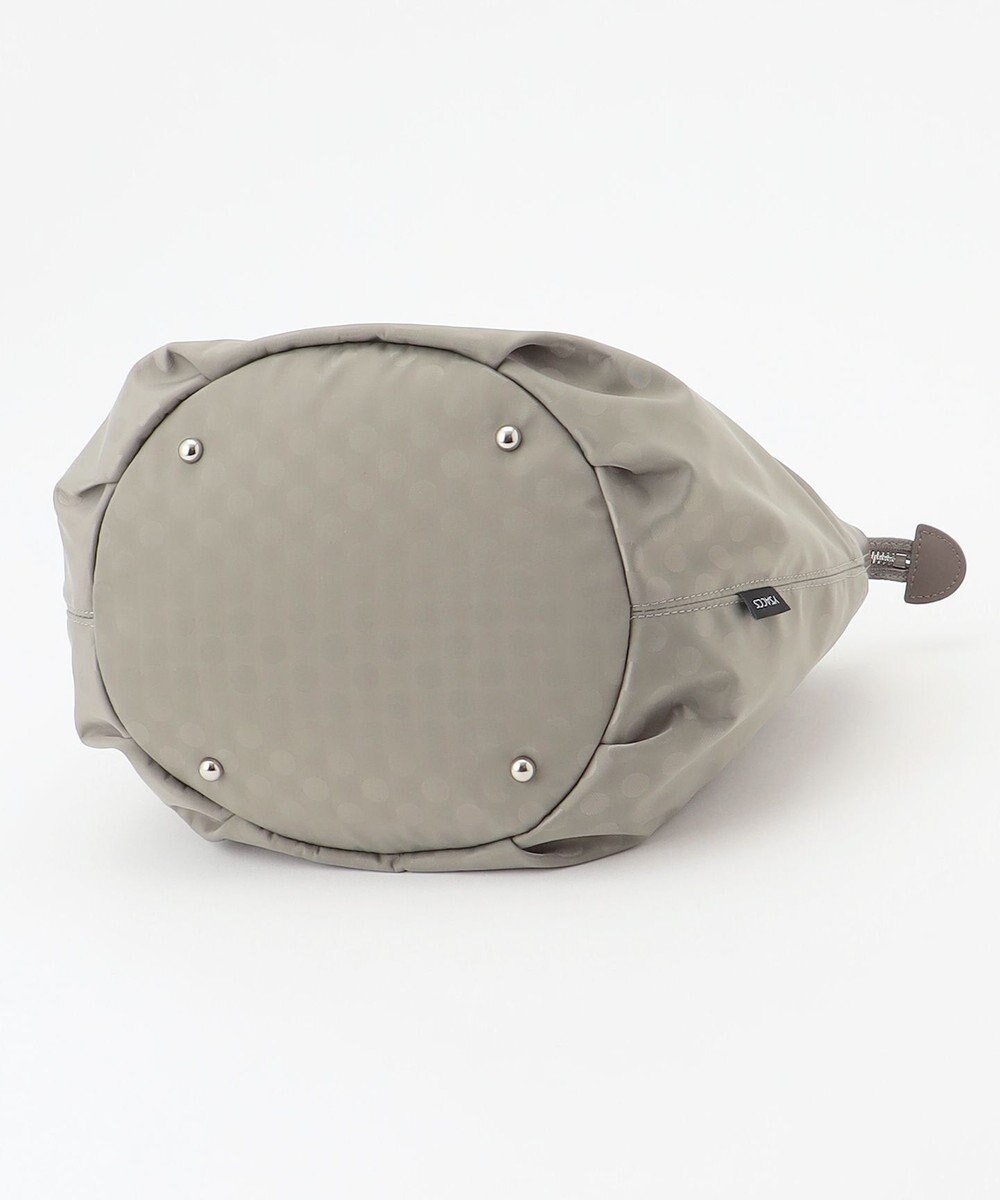 Y'SACCS はっ水ドットジャカード リサイクルレザーコンビ 2wayトートバッグ 