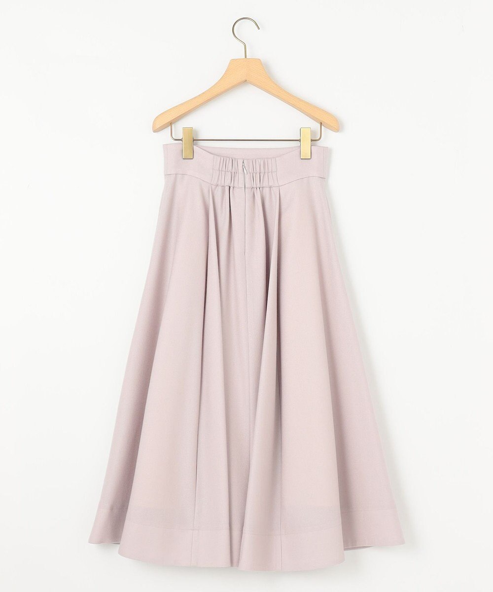 組曲 【WEB一部店舗限定】ウールジョーゼット フレアスカート 