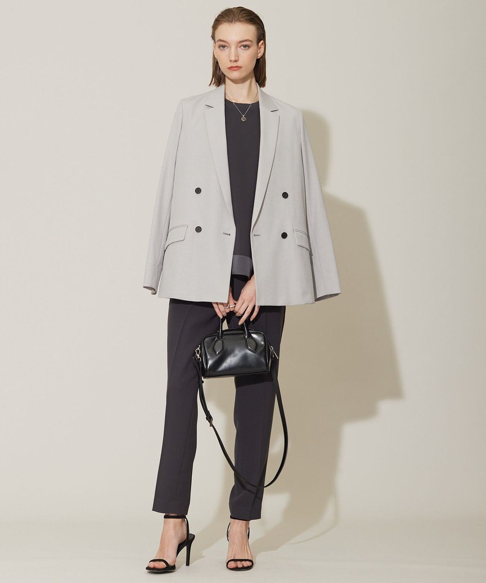 ICB 【接触冷感・UVケア・撥水・洗える】 LooseWeave ダブルブレストジャケット 