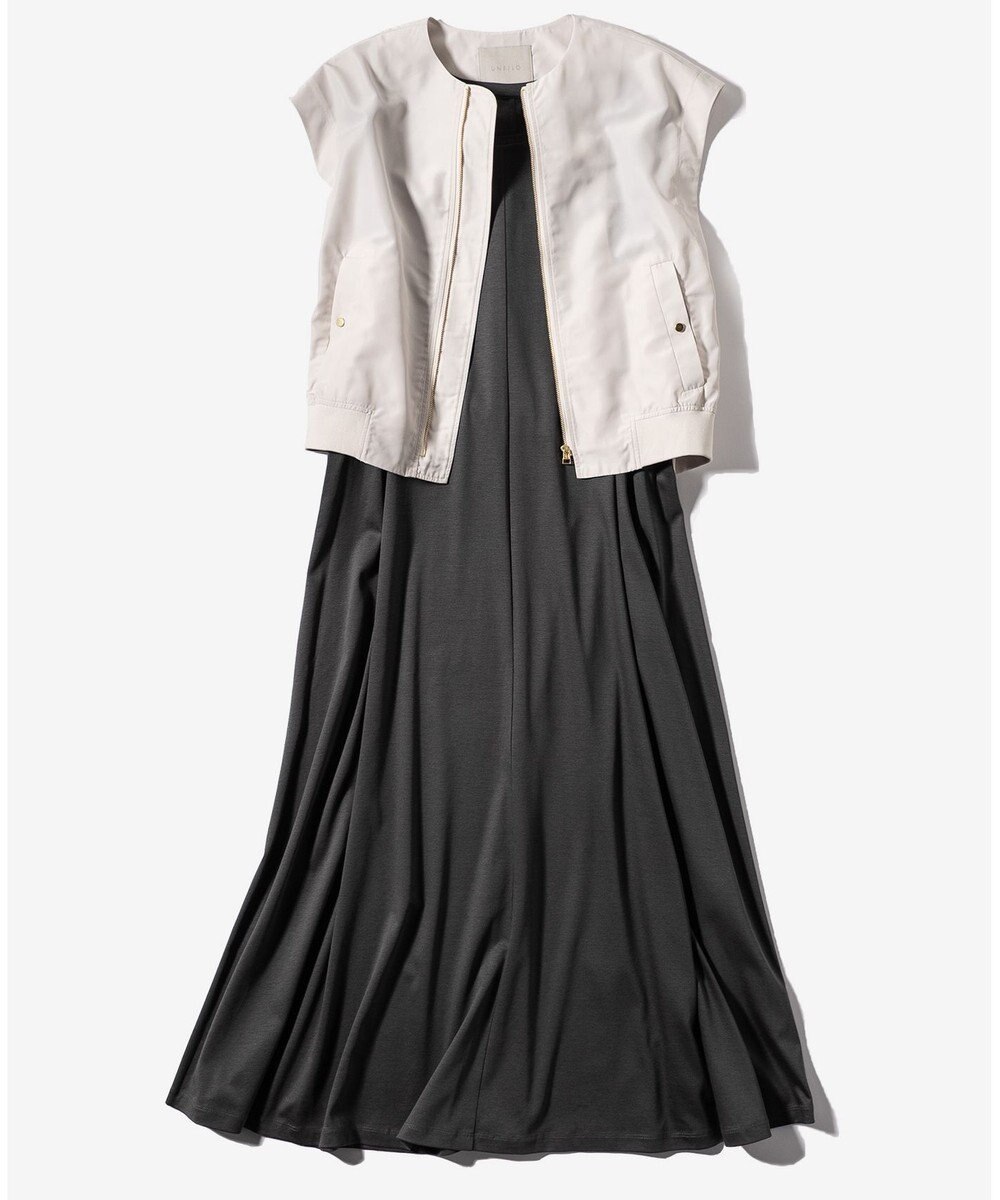 UNFILO 【STORY×UNFILOコラボ】MA-1ジレ付き ワンピース 